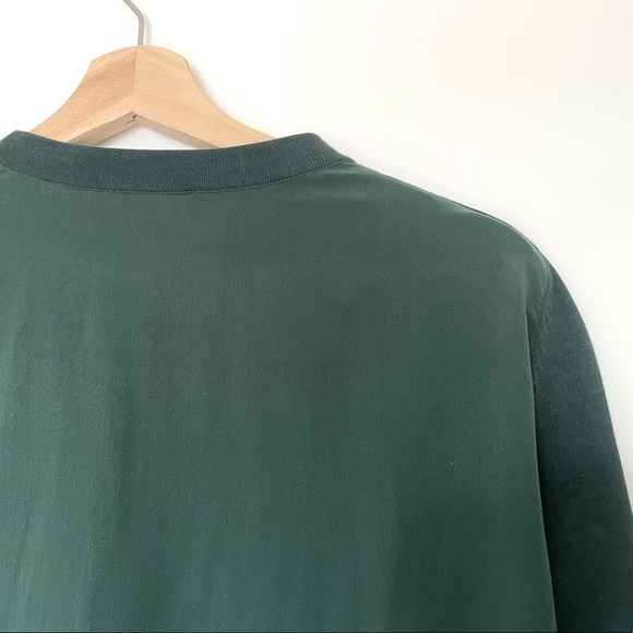COS Green Silk and Cotton Knit Sweater, Small - Picture 2 of 7
